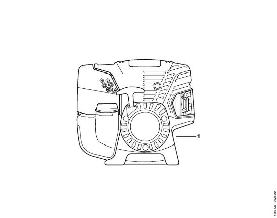 KombiMotoren (KM) KM 111 R Maschinennummer der Marke Stihl