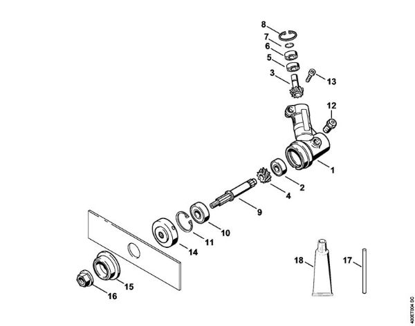 KombiWerkzeuge (-KM) FCB-KM - 4137 FCB-KM Getriebe (50.2014) der Marke Stihl