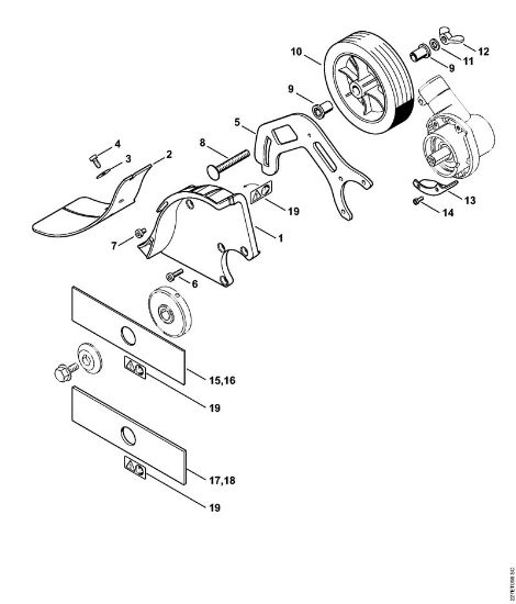 KombiWerkzeuge (-KM) FCS-KM - 4180 FCS-KM Schutz der Marke Stihl