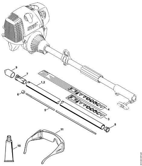 KombiWerkzeuge (-KM) FS-KM - 4180 Schaft der Marke Stihl