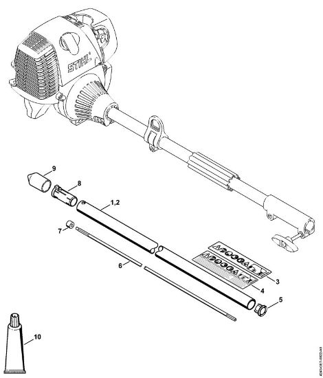 KombiWerkzeuge (-KM) HL-KM 0Â° Schaft der Marke Stihl