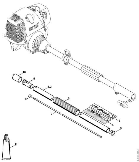 KombiWerkzeuge (-KM) HL-KM 0Â° - 90Â° Schaft der Marke Stihl