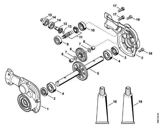 KombiWerkzeuge (-KM) KB-KM KB-KM Getriebe der Marke Stihl