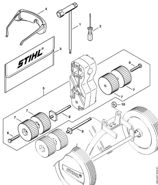 MultiMotoren (MM) MM 56 Werkzeuge, Sonderzubehör der Marke Stihl