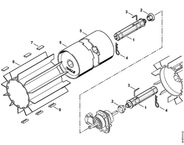 MultiWerkzeuge (-MM) KW-MM Kehrwalze KW-MM der Marke Stihl