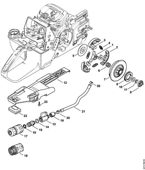 GS 461 GS 461 Kupplung, Wasseranschluss der Marke Stihl