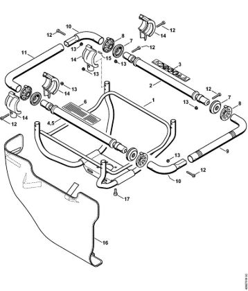 BT 121 BT 121-Z Griffrohr der Marke Stihl