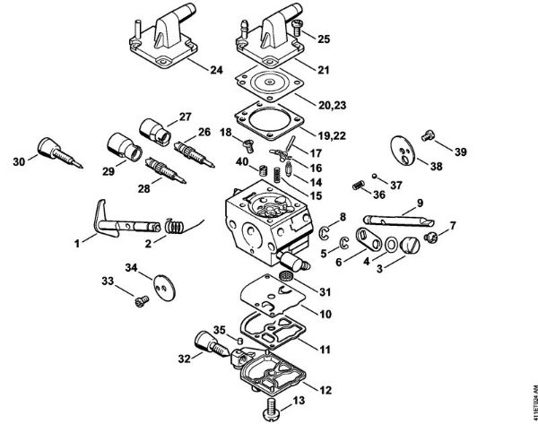 BT 121 BT 121-Z Vergaser C1Q-S161, C1Q-S83 der Marke Stihl