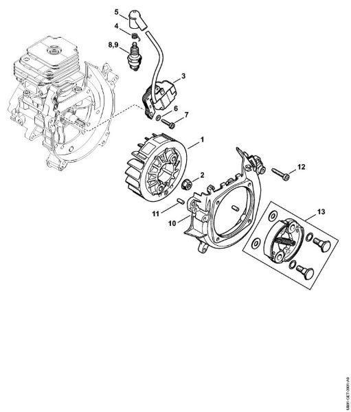 BT 230 BT 230 Zündanlage, Kupplung der Marke Stihl