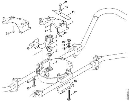 BT 360 BT 360 Sperrhebel der Marke Stihl