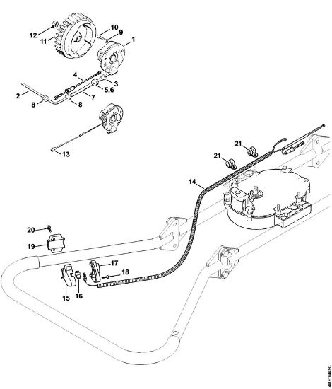 BT 360 BT 360 Zündanlage, Stoppschalter der Marke Stihl