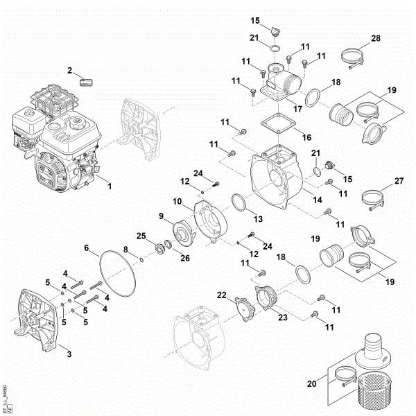 Bild von B - Motor, Pumpe WP 600.0