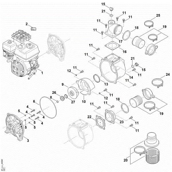 Bild von B - Motor, Pumpe WP 900.0