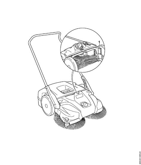 Akku-Kehrgeräte (KGA) KGA 770 Maschinennummer der Marke Stihl