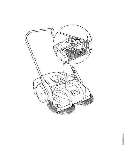 Akku-Kehrgeräte (KGA) KGA 770 Maschinennummer der Marke Stihl