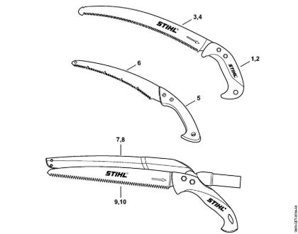 Handwerkzeuge Astsäge PR 33 C Astsäge der Marke Viking
