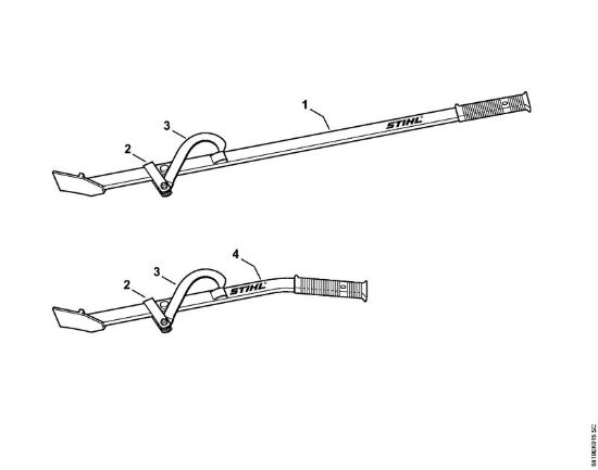 Handwerkzeuge Fällheber 130 cm Fällheber der Marke Viking