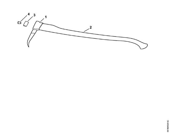 Handwerkzeuge Leichter Sappie Leichter Sappie der Marke Viking