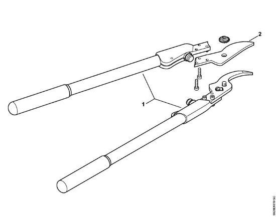 Scheren Astschere F210A-60 Astschere F210-60 der Marke Viking