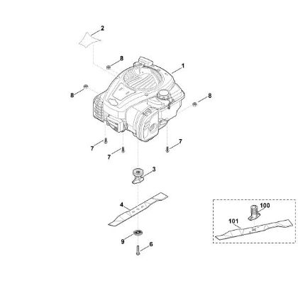 Bild von C - Motor, Messer MB 2.2 R