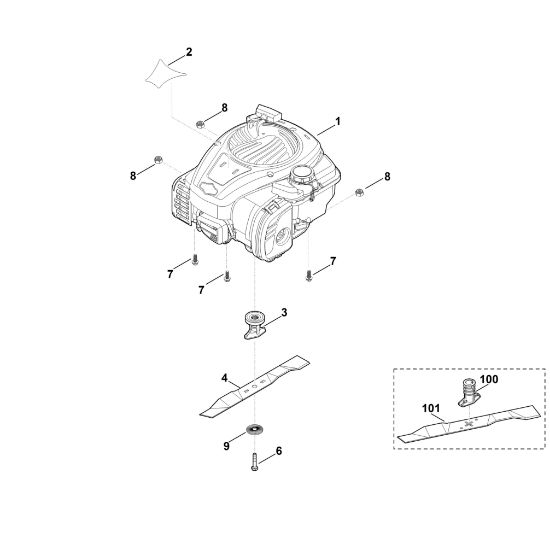 Bild von C - Motor, Messer MB 2.2 R