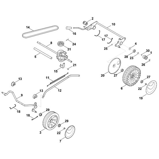 Bild von C - Fahrwerk, Getriebe MB 248.1 T