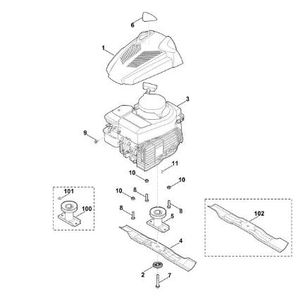 Bild von D - Motor, Messer MB 248.1 T