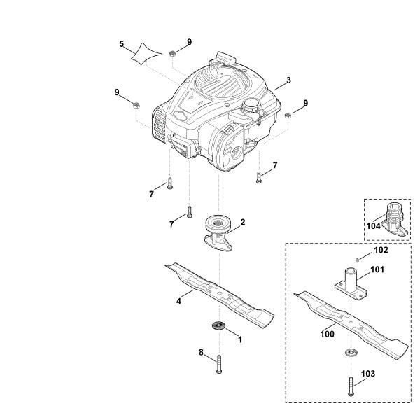 Bild von D - Motor, Messer MB 248.3