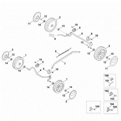 Bild von C - Fahrwerk MB 248.4
