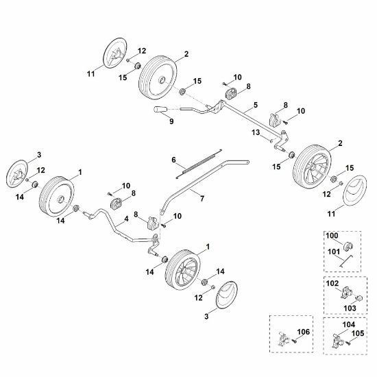 Bild von C - Fahrwerk MB 248.4