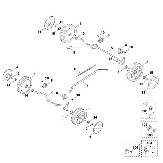 Bild von C - Fahrwerk MB 253.1