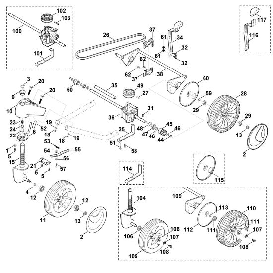 Bild von C - Fahrwerk MB 3 RT MB 3 RC