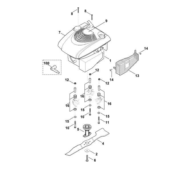 Bild von E - Motor, Messer MB 3 RT