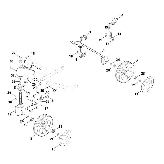 Bild von C - Fahrwerk MB 3.1 RC