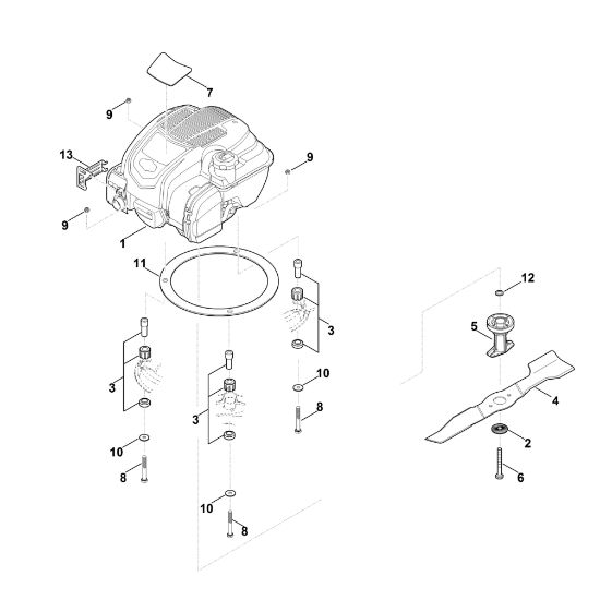Bild von D - Motor, Messer MB 3.2 RT