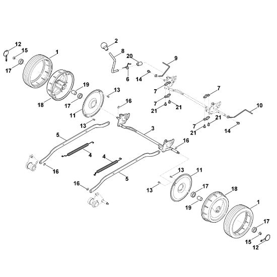 Bild von D - Hinterachse, Höhenverstellung MB 4.0 RTP