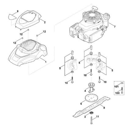 Bild von E - Motor, Messer MB 4.0 RTP