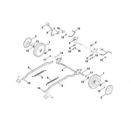 Bild von D - Hinterachse, Höhenverstellung MB 4.0 RV