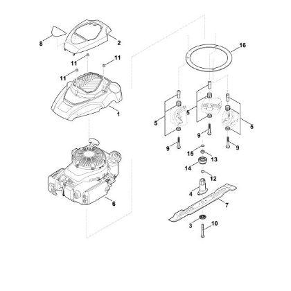 Bild von E - Motor, Messer MB 4.0 RV
