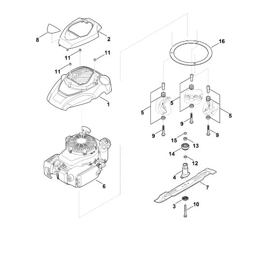 Bild von E - Motor, Messer MB 4.0 RV