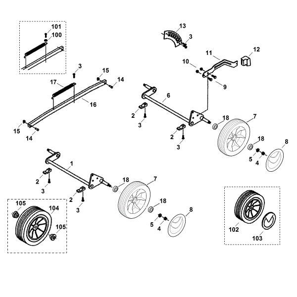 Bild von C - Fahrwerk MB 400 M
