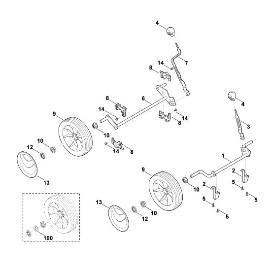 Bild von C - Fahrwerk MB 443.0