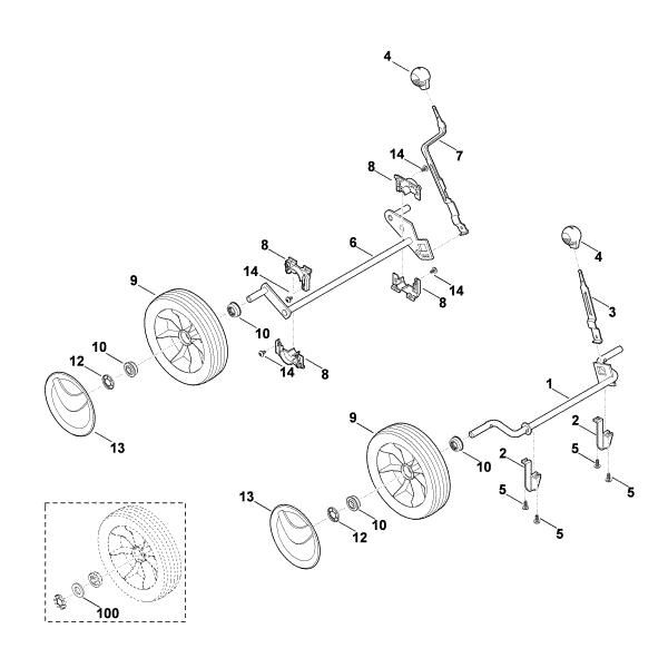 Bild von C - Fahrwerk MB 443.0 C