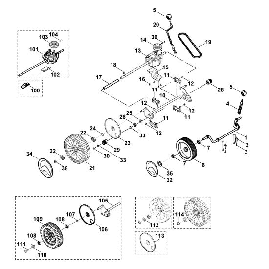 Bild von C - Fahrwerk MB 443.0 T