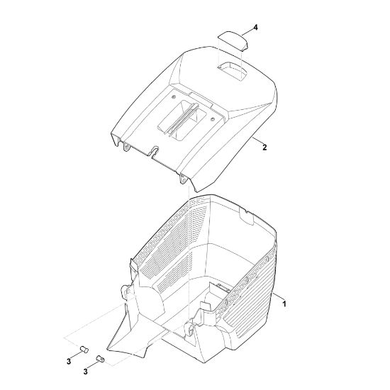 Bild von E - Grasfangkorb MB 443.1 T