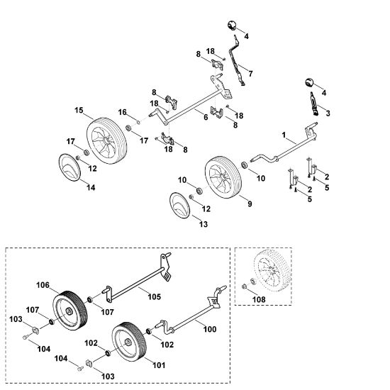 Bild von C - Fahrwerk MB 448.0