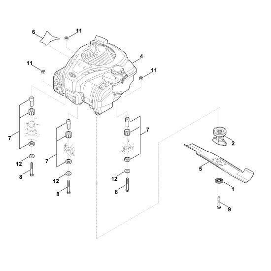 Bild von D - Motor, Messer MB 448.1 PC