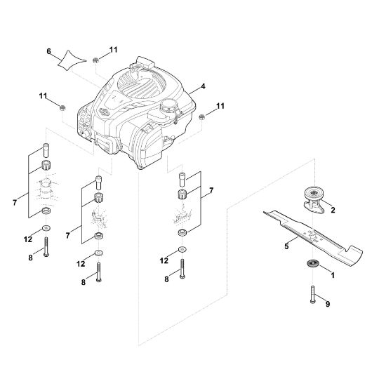 Bild von D - Motor, Messer MB 448.1 PT
