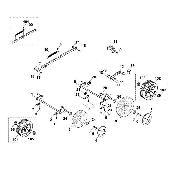 Bild von C - Fahrwerk MB 450