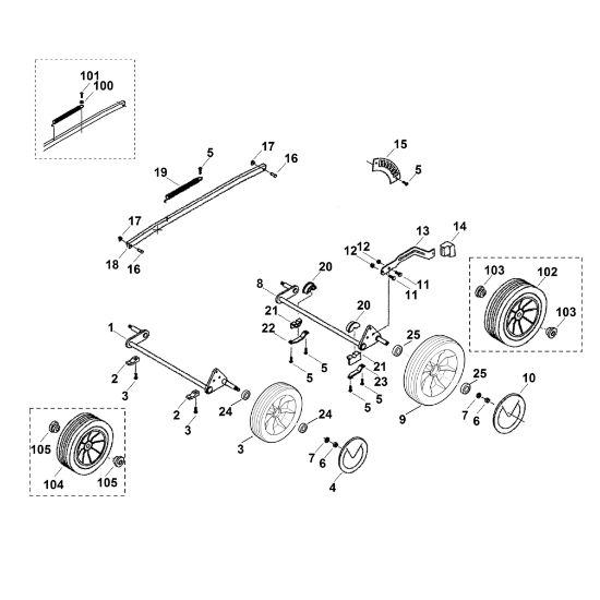 Bild von C - Fahrwerk MB 450 M
